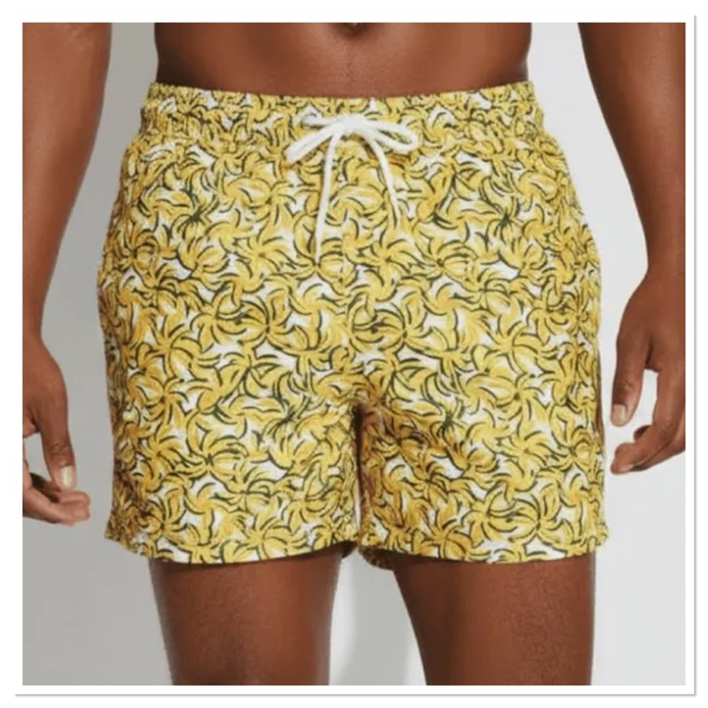Original Use Men’s Banana Print Swim Shorts
